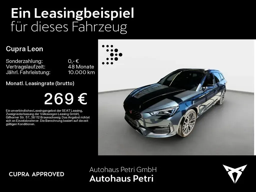 Gebraucht Cupra Leon VZ 245 PS (180 kW) 2022 Schwarz Kombi