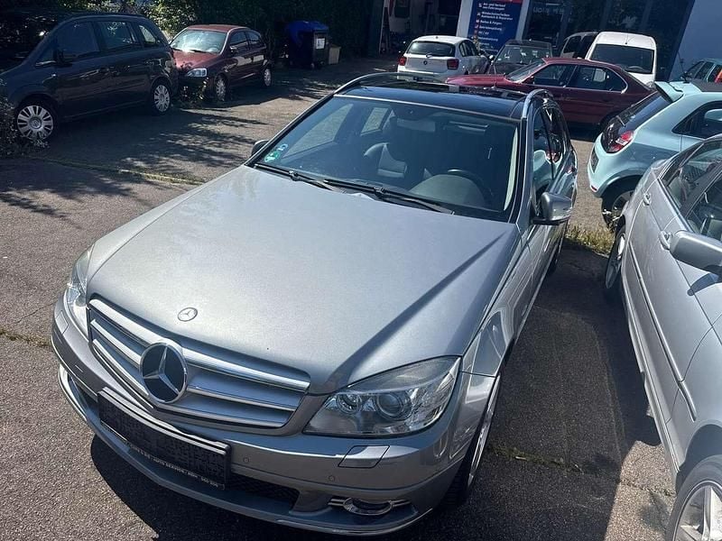 Grau palladium metalliclack Gebraucht 2009 Mercedes C280 Avantgarde Kombi | 8.700 € (Guter Preis) - Bild 1/4