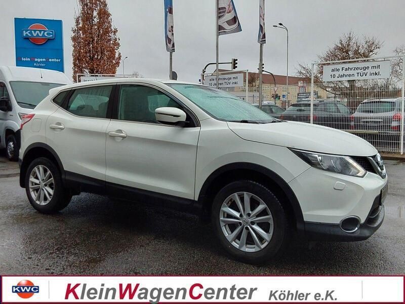 Weiß Gebraucht 2014 Nissan Qashqai Acenta SUV | 9.990 € (Fairer Preis) - Bild 1/3