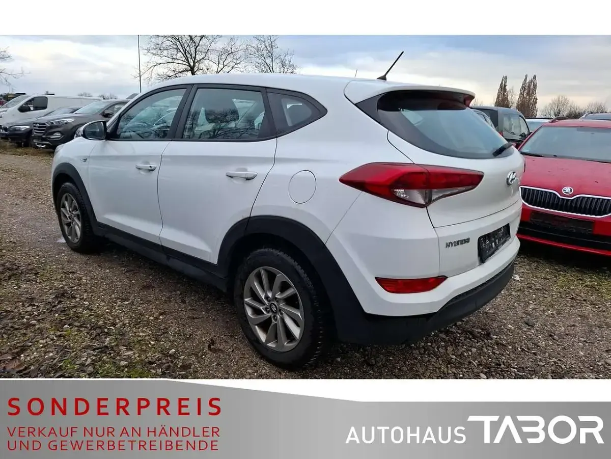 Gebraucht Hyundai Tucson GO! 177 PS (130 kW) 2017 Polar white / sol SUV