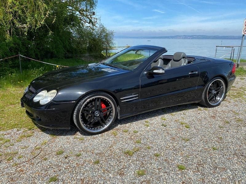 Schwarz Gebraucht 2002 Mercedes SL500 Edition Cabrio | 12.900 € - Bild 1/4