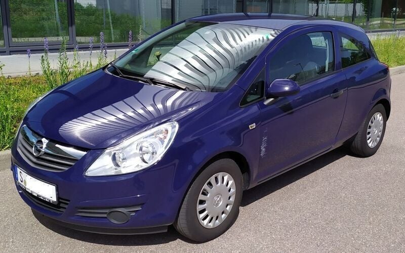 Blau Gebraucht 2010 Opel Corsa Selection Limousine | 1.890 € (Superpreis) - Bild 1/4