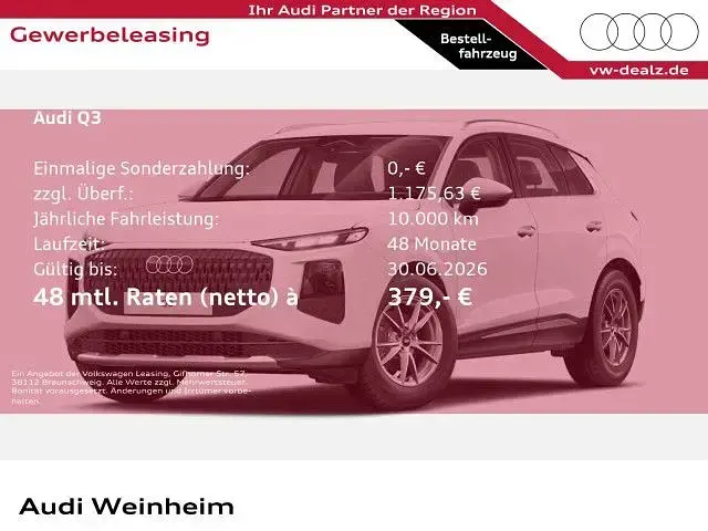 Neu Audi Q3 150 PS (110 kW) 2026 Weiß SUV