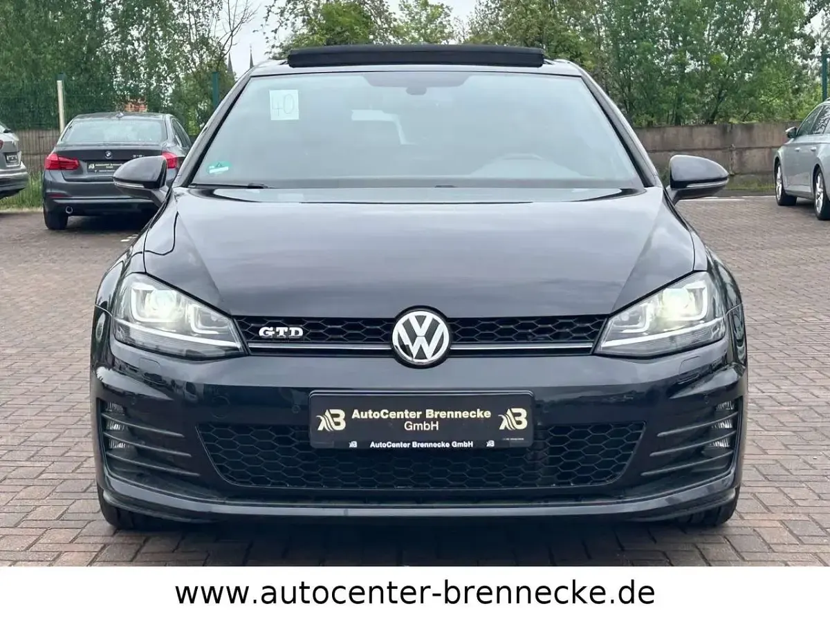 Gebraucht VW Golf VII GTD 184 PS (135 kW) 2015 Schwarz Limousine