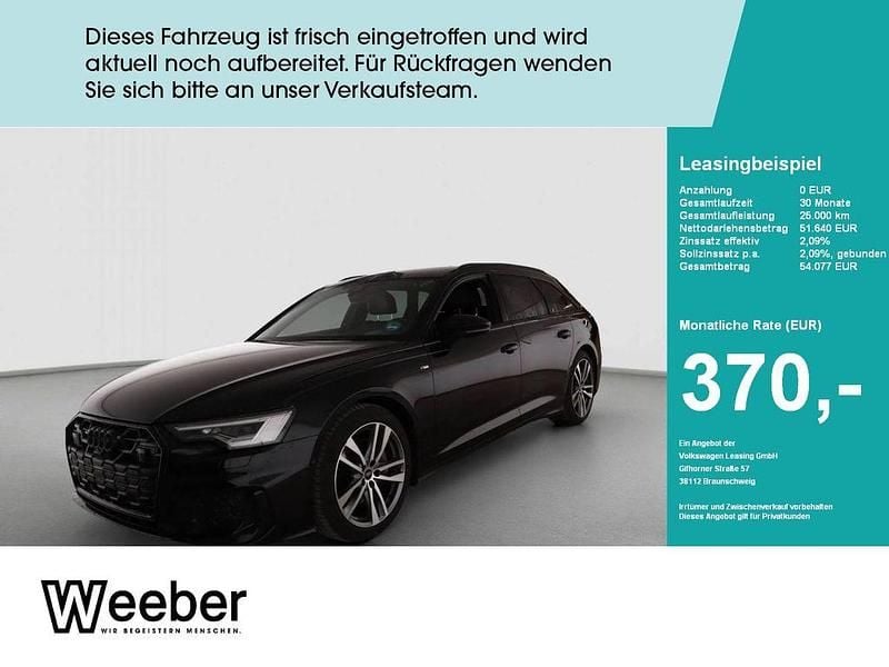 Schwarz Gebraucht 2025 Audi A6 S-Line Kombi | 51.640 € (Guter Preis) - Bild 1/4
