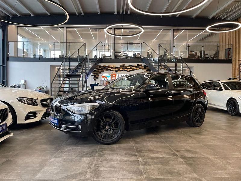 Schwarz Gebraucht 2014 BMW 116 Sport Line Kleinwagen | 6.999 € (Guter Preis) - Bild 1/4