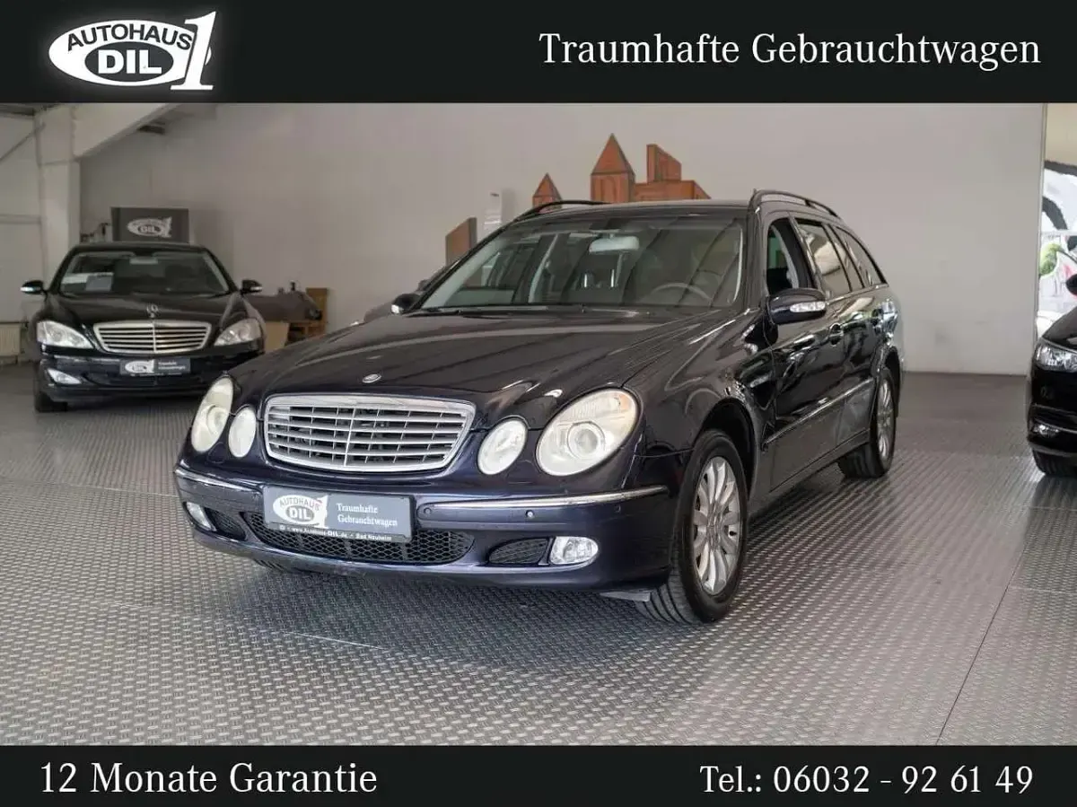 Gebraucht Mercedes E240 Elegance 177 PS (130 kW) 2003 Blau Kombi