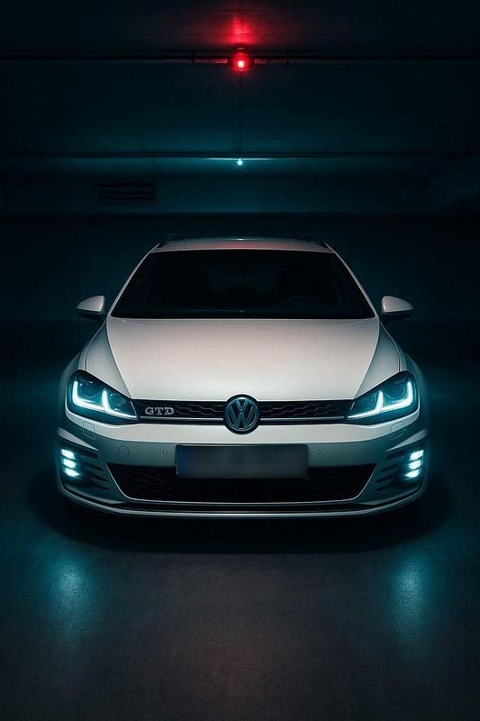 Weiß Gebraucht 2015 VW Golf VII GTD Kombi | 8.400 € (Guter Preis) - Bild 1/4