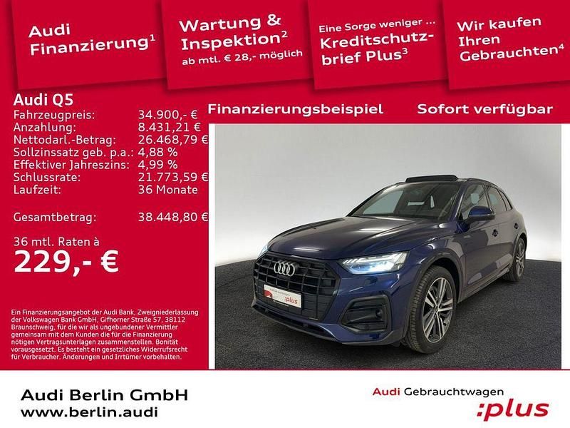 Gebraucht Audi Q5 Ambiente 163 PS (119 kW) 2021 Navarrablau metallic SUV