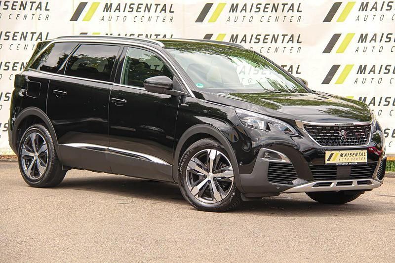 Schwarz Gebraucht 2019 Peugeot 5008 Allure GT-Line Van / Kleinbus | 25.999 € (Fairer Preis) - Bild 1/4
