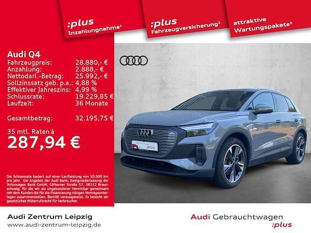 Kieselgrau Gebraucht 2022 Audi Q4 e-tron Advanced SUV | 28.880 € (Fairer Preis) - Bild 1/3