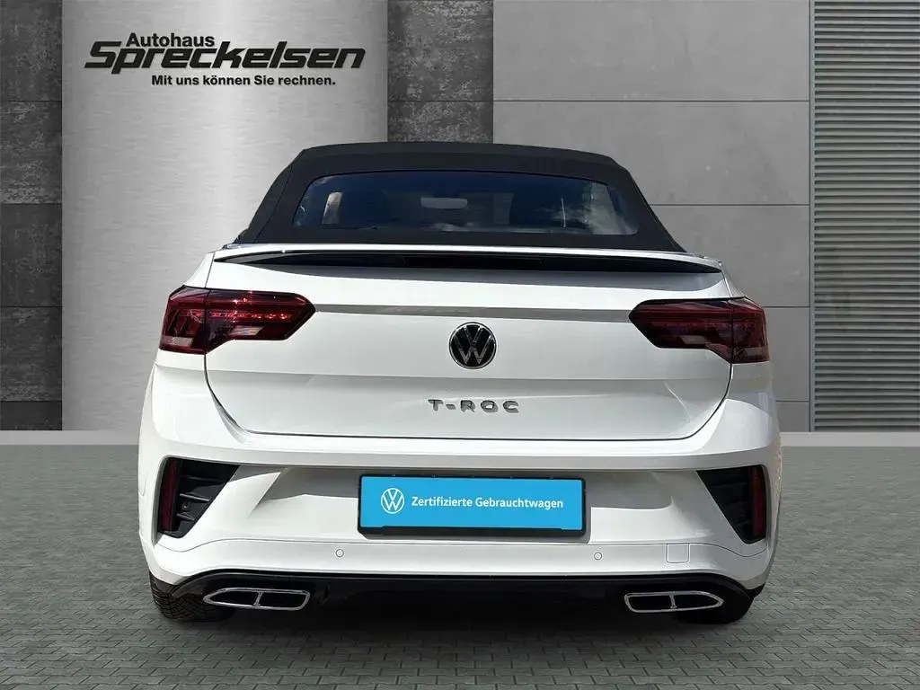Gebraucht VW T-Roc Cabriolet R-line 150 PS (110 kW) 2025 Weiß Cabrio