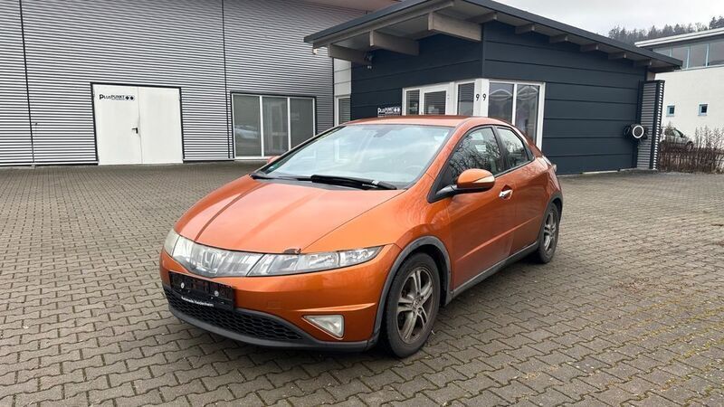 Orange Gebraucht 2008 Honda Civic Sport Limousine | 1.400 € (Superpreis) - Bild 1/4