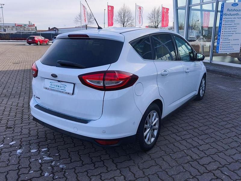 Gebraucht Ford C-MAX Titanium 120 PS (88 kW) 2017 Frostweiß Van / Kleinbus