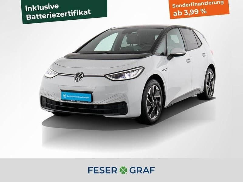 Weiß Gebraucht 2021 VW ID.3 Pro Performance Kleinwagen | 22.450 € (Fairer Preis) - Bild 1/4