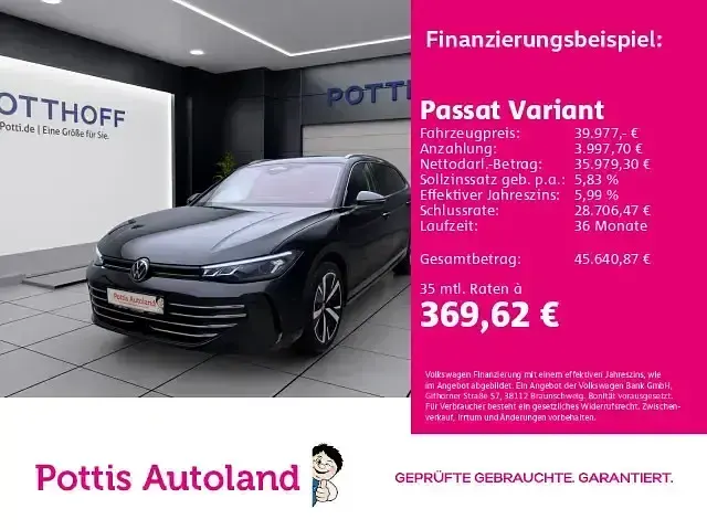Gebraucht VW Passat Business 204 PS (150 kW) 2025 Kombi