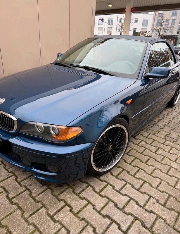 Blau Gebraucht 2003 BMW 320 Cabriolet M Sport Cabrio | 5.800 € (Superpreis) - Bild 1/4