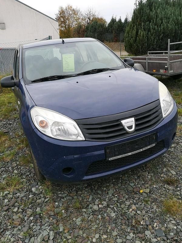Blau Gebraucht 2009 Dacia Sandero Kleinwagen | 950 € - Bild 1/4