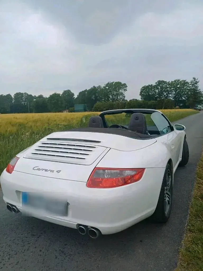 Gebraucht Porsche 911 Carrera 4 Cabriolet 325 PS (239 kW) 2008 Weiß Cabrio