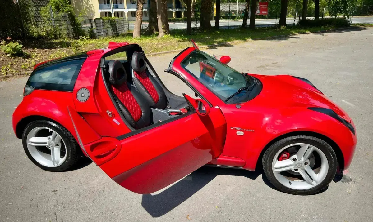 Usata Smart Roadster 101 CV (74 kW) 2005 Rosso Cabrio