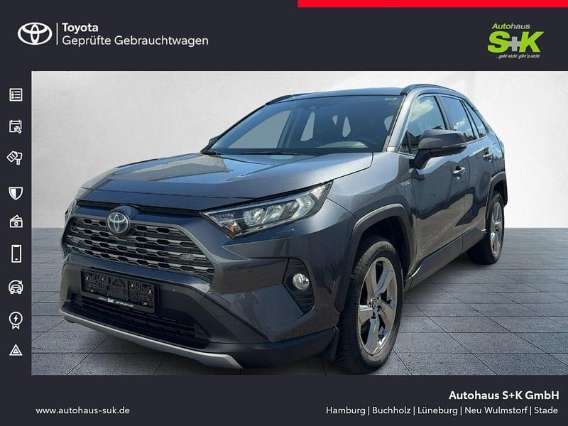 Marlingrau metallic Gebraucht 2020 Toyota RAV4 Hybrid Plus SUV | 30.480 € (Fairer Preis) - Bild 1/4