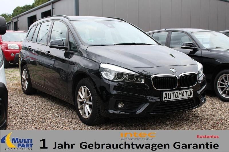 Schwarz Gebraucht 2016 BMW 218 Gran Tourer Sport Line Van / Kleinbus | 11.990 € (Fairer Preis) - Bild 1/4