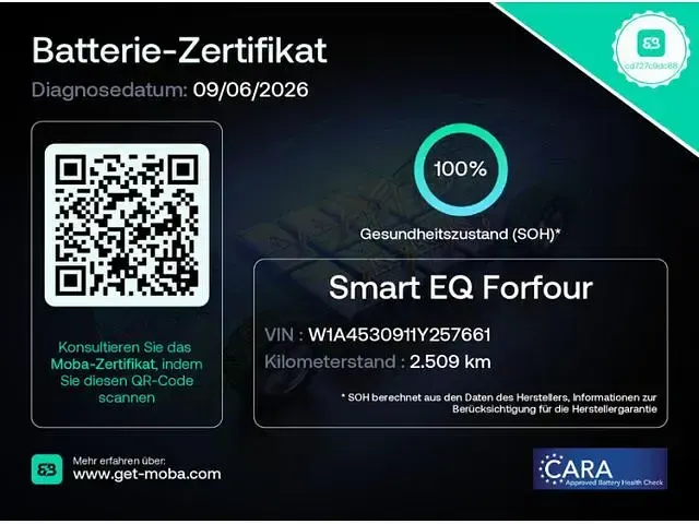 Gebraucht Smart ForFour Electric Drive Pulse 60 kW (82 PS) 2021 Silber (cool silver (metallic)) Limousine