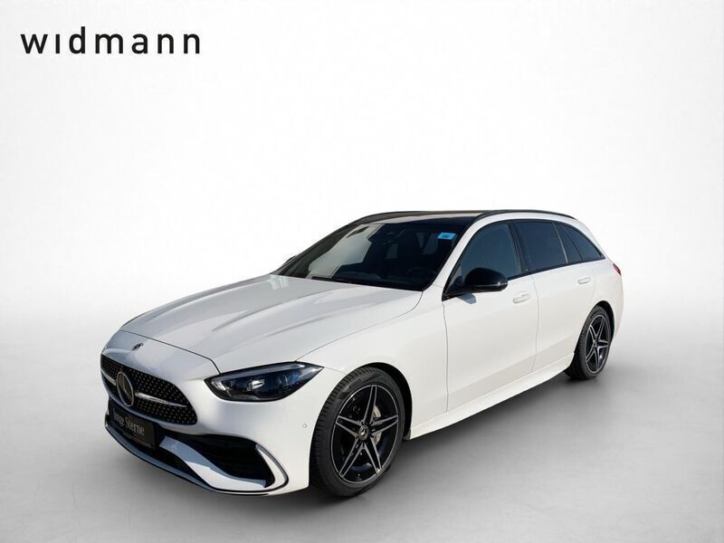 Unilack polarweiss Gebraucht 2023 Mercedes C300 AMG Kombi | 44.850 € (Teuer) - Bild 1/4