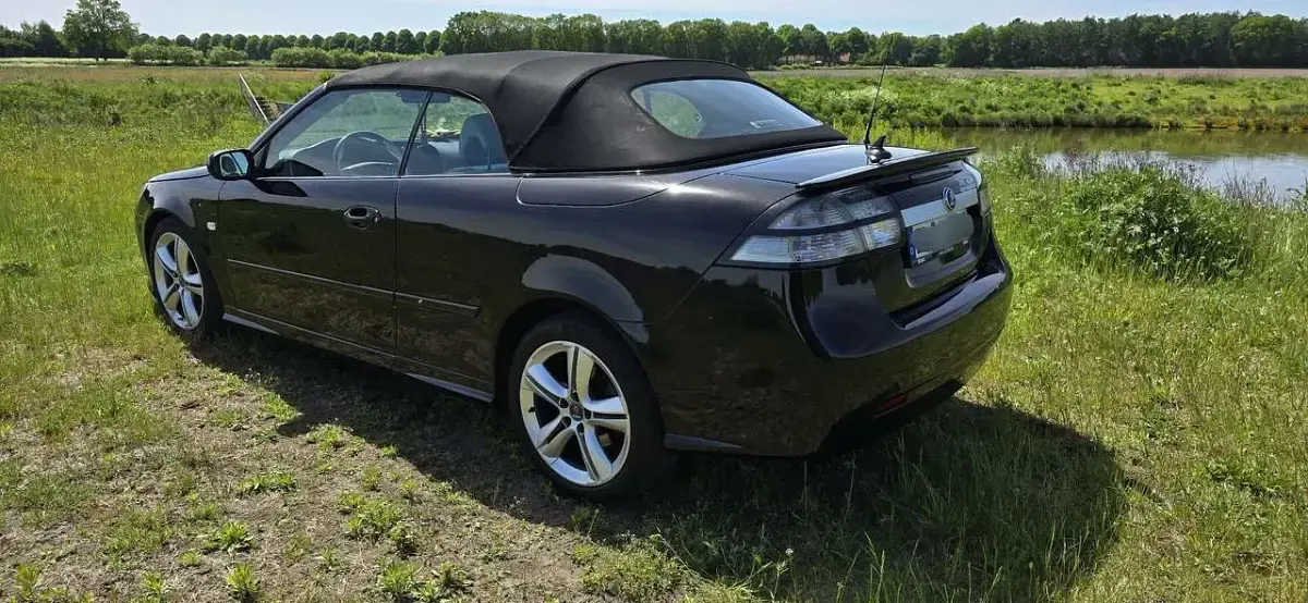 Gebraucht Saab 9-3 Cabriolet Vector 150 PS (110 kW) 2009 Schwarz Cabrio