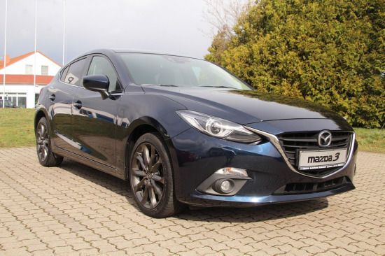 Gebraucht Mazda 3 105 PS (77 kW) 2016 Blau metallic Limousine