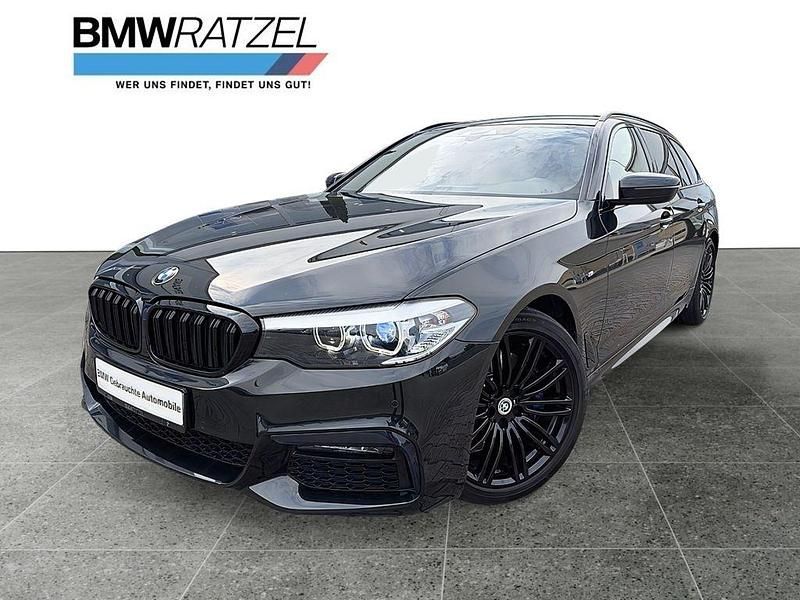 Schwarz Gebraucht 2018 BMW 530 M Sport Kombi | 26.430 € (Teuer) - Bild 1/4