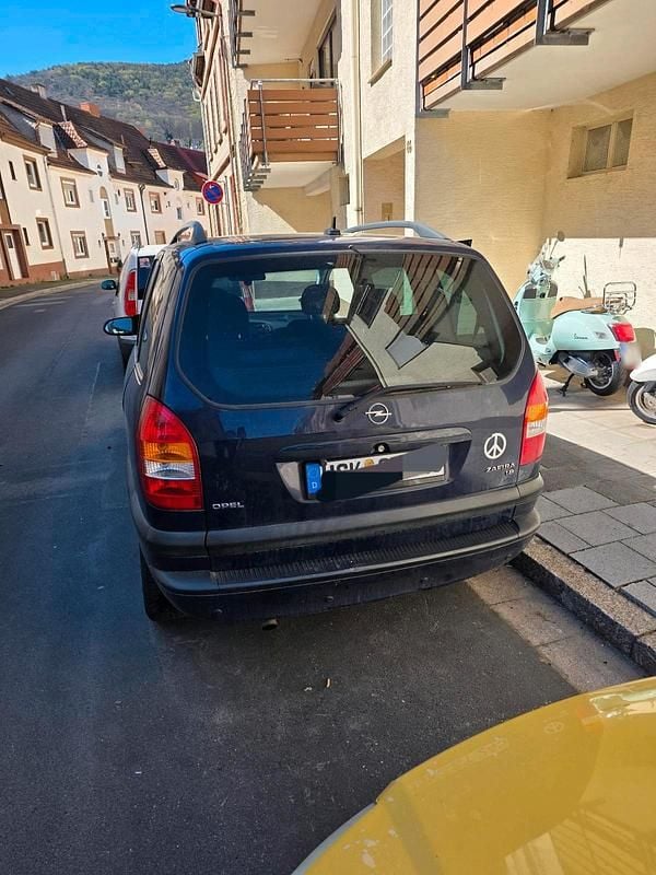 Gebraucht Opel Zafira 2002 Blau Van / Kleinbus