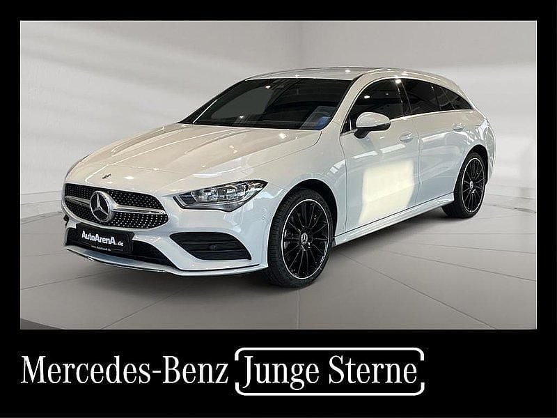 Digitalweiss Gebraucht 2021 Mercedes CLA250e Shooting Brake AMG Kombi | 25.720 € (Fairer Preis) - Bild 1/4