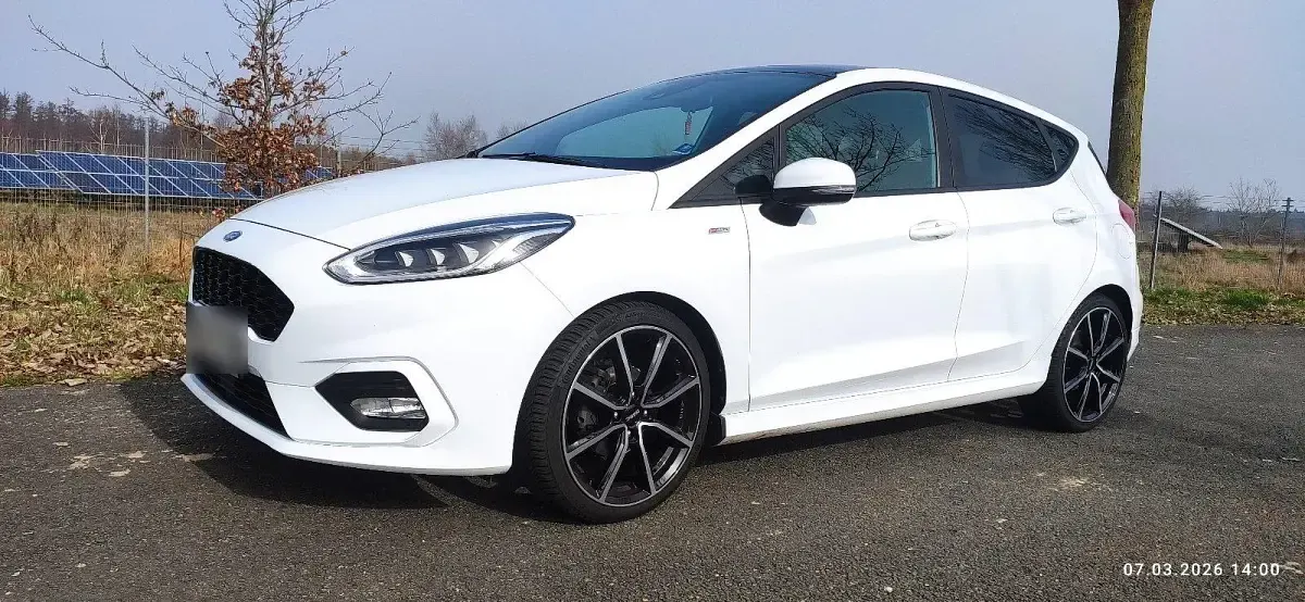 Gebraucht Ford Fiesta ST-Line 125 PS (91 kW) 2019 Weiß Kleinwagen