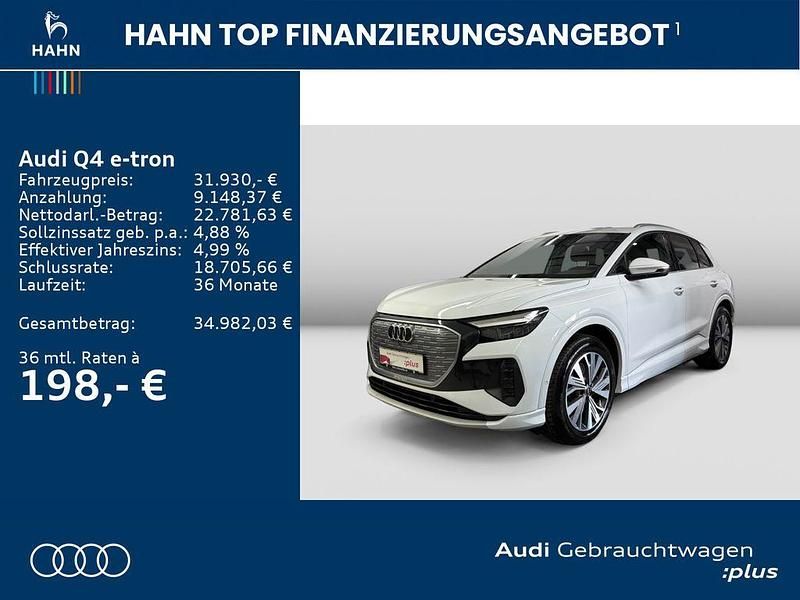 Gebraucht Audi Q4 e-tron Advanced 150 kW (204 PS) 2023 Weiß SUV