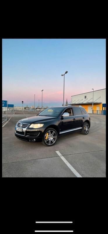 Schwarz Gebraucht 2008 VW Touareg R-line SUV | 6.599 € (Guter Preis) - Bild 1/4