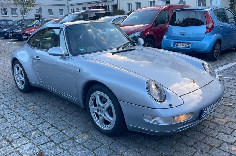Silber Gebraucht 1996 Porsche 993 Cabrio | 79.993 € - Bild 1/4