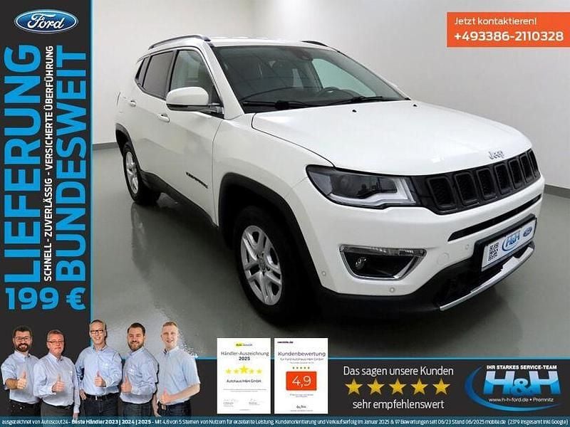 Weiß Gebraucht 2017 Jeep Compass Limited SUV | 15.440 € (Fairer Preis) - Bild 1/4