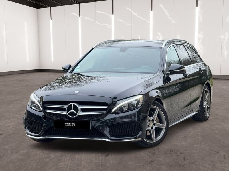 Schwarz Gebraucht 2015 Mercedes C220 AMG Kombi | 18.999 € (Etwas zu teuer) - Bild 1/4