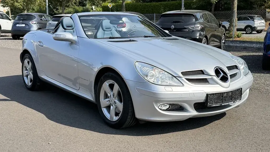 Gebraucht Mercedes SLK200 163 PS (119 kW) 2005 Silber Cabrio
