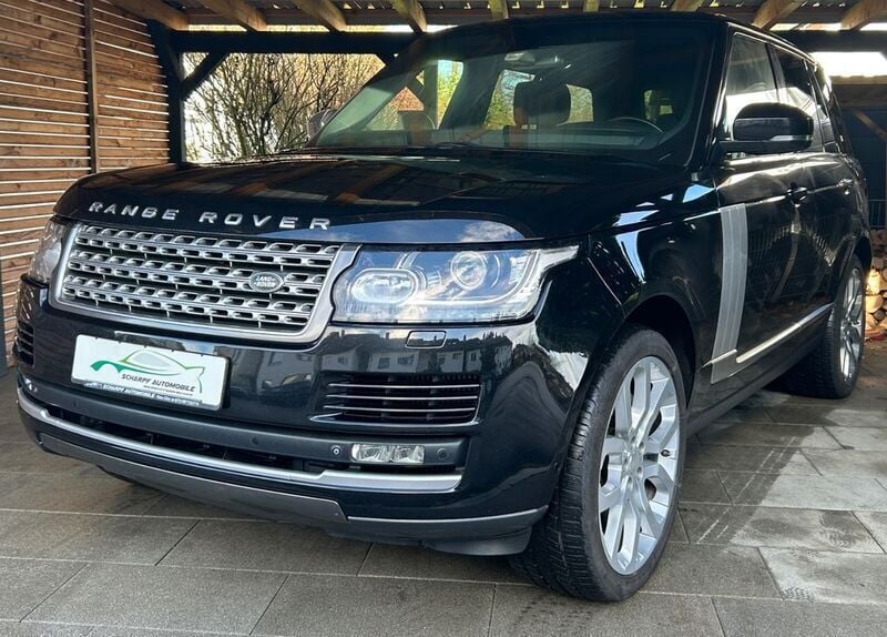 Schwarz Gebraucht 2014 Land Rover Range Rover Vogue SUV | 37.770 € - Bild 1/4