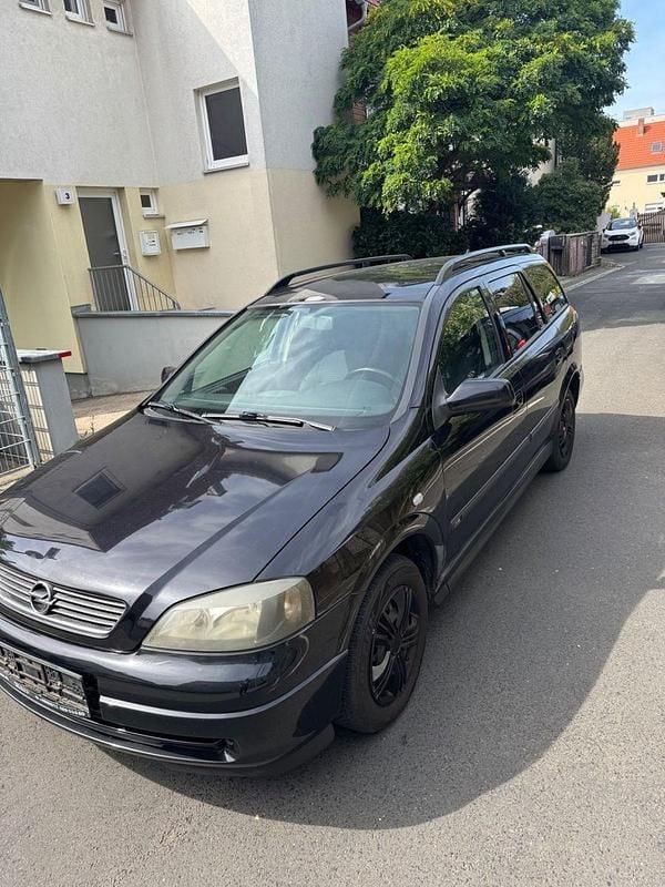 Schwarz Gebraucht 2003 Opel Astra Njoy Kombi | 1.400 € (Fairer Preis) - Bild 1/4