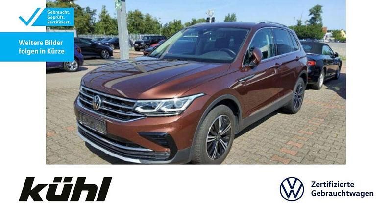 Ginger brown metallic Gebraucht 2021 VW Tiguan Elegance SUV | 25.980 € (Guter Preis) - Bild 1/2