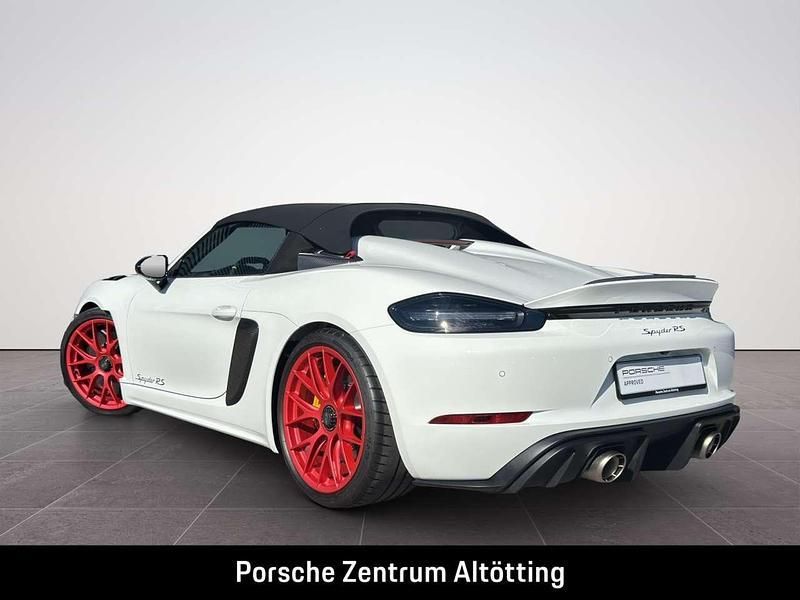 Gebraucht Porsche Boxster 500 PS (367 kW) 2024 Weiss/verdeck komplett schwarz Cabrio