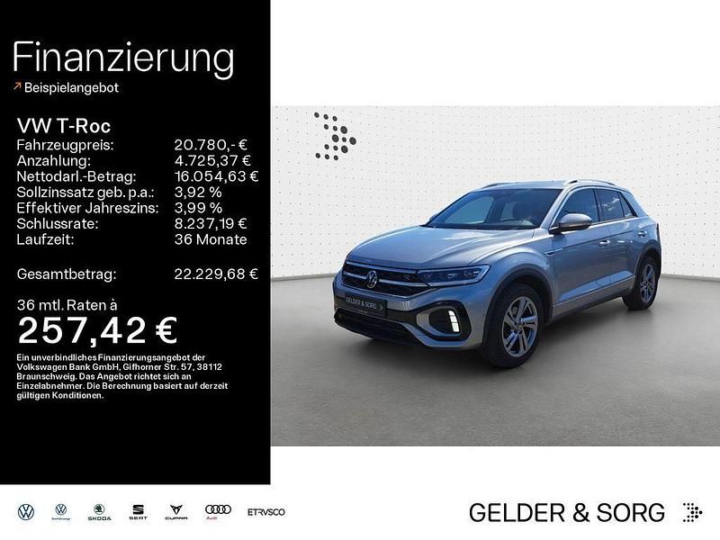 Pyrit silber metallic Gebraucht 2022 VW T-Roc R-line SUV | 20.779 € (Fairer Preis) - Bild 1/4