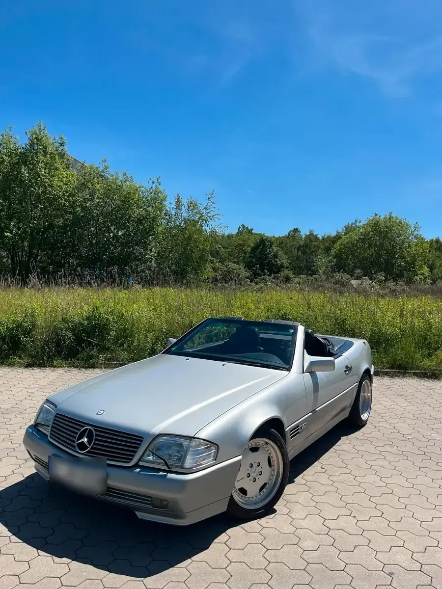 Gebraucht Mercedes SL600 394 PS (289 kW) 1992 Silber Cabrio