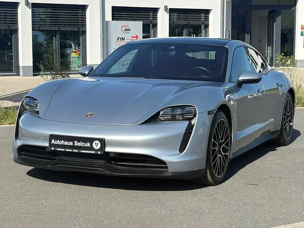 Gebraucht Porsche Taycan 300 kW (408 PS) 2021 Silber Limousine