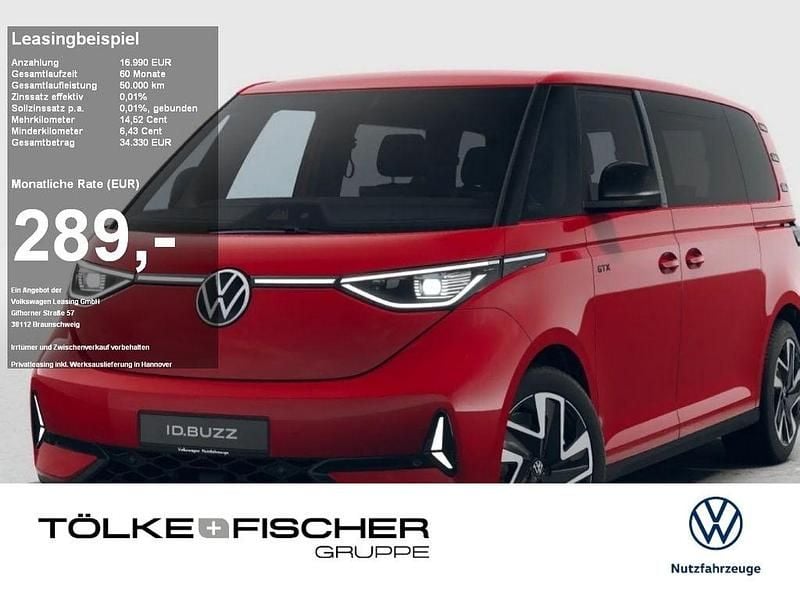Rot Neu 2025 VW ID. Buzz GTX Van | 61.590 € - Bild 1/4