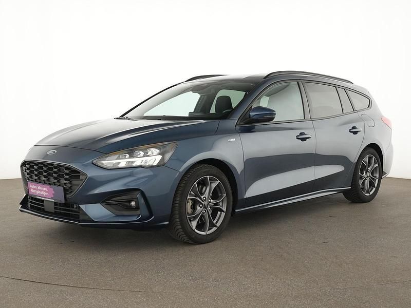Blau Gebraucht 2022 Ford Focus ST-Line Kombi | 17.749 € (Guter Preis) - Bild 1/4