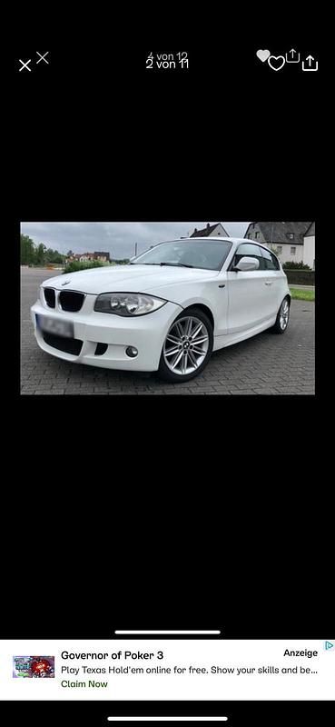 Weiß Gebraucht 2011 BMW 120 M Sport Kleinwagen | 4.800 € - Bild 1/4